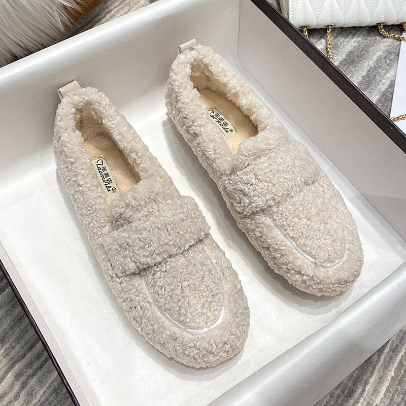 Comfortabele Loafers met Platform en Warm Voering – Marloes
