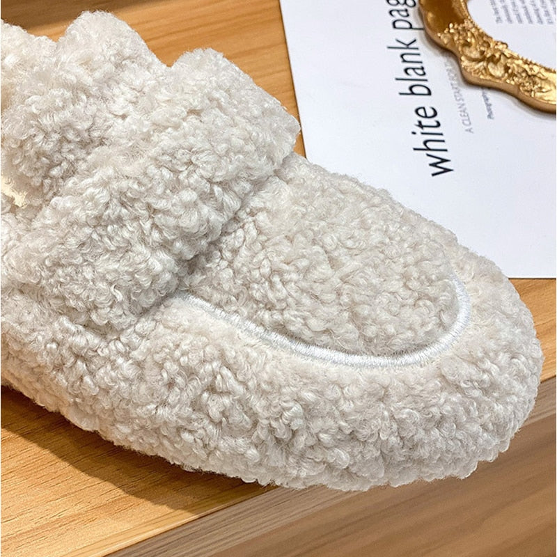 Comfortabele Loafers met Platform en Warm Voering – Marloes