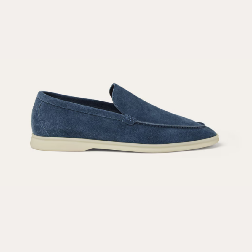 Loafers Premium Suède Intens Blauw – Sjoerd