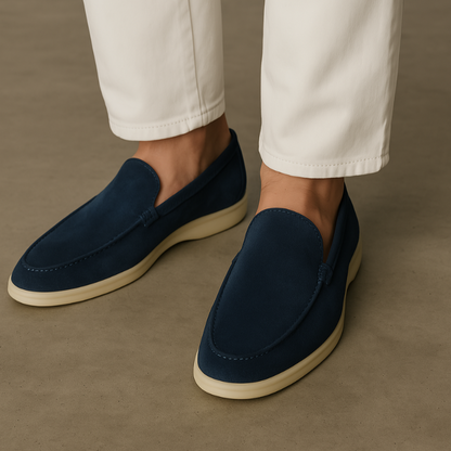 Loafers Premium Suède Intens Blauw – Sjoerd