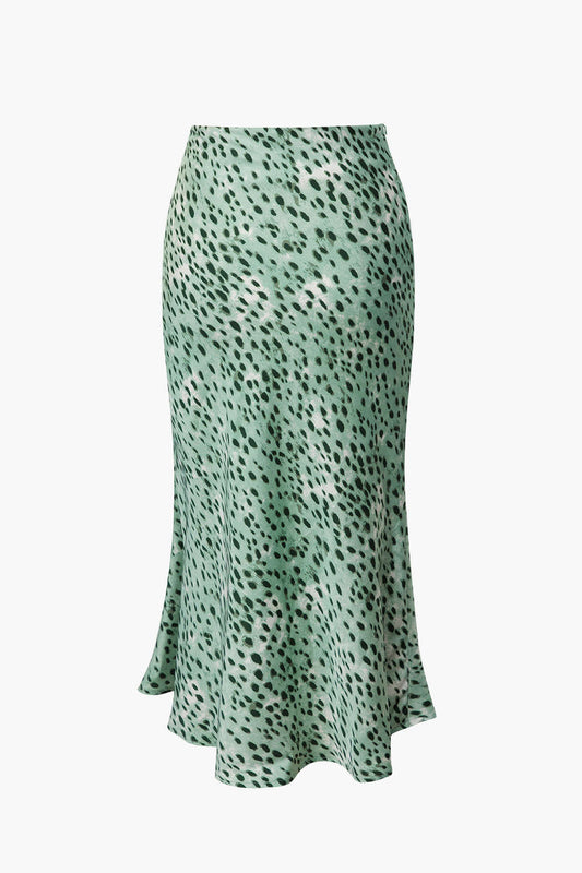 Rok Trendy Luipaardprint Midi – Keona