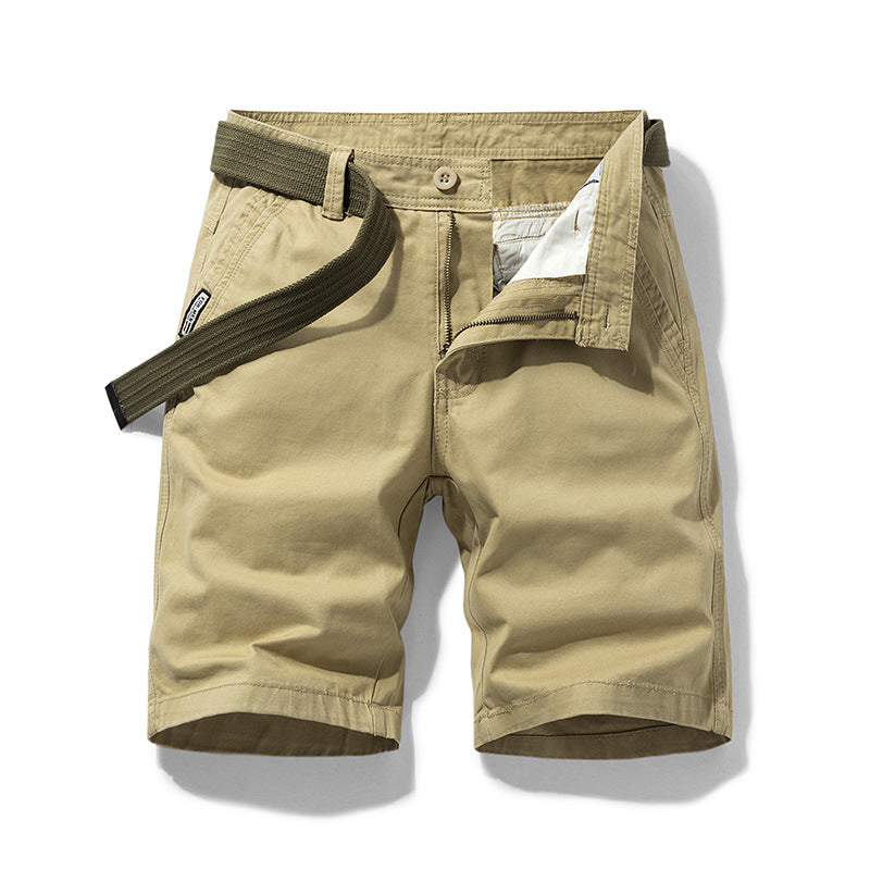 Cargo Shorts Katoenmengsel Knie Lengte Relaxed Fit – Jochem