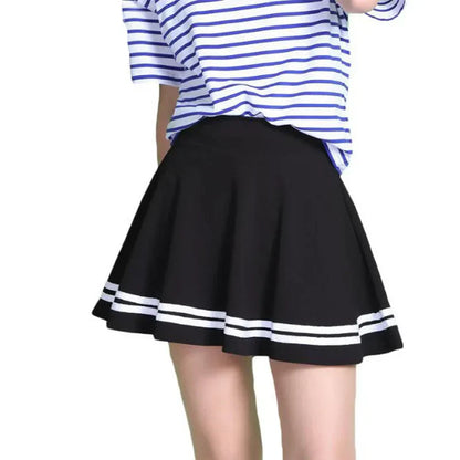 Korte Rok Trendy Stof met Rimpel – Marjolein