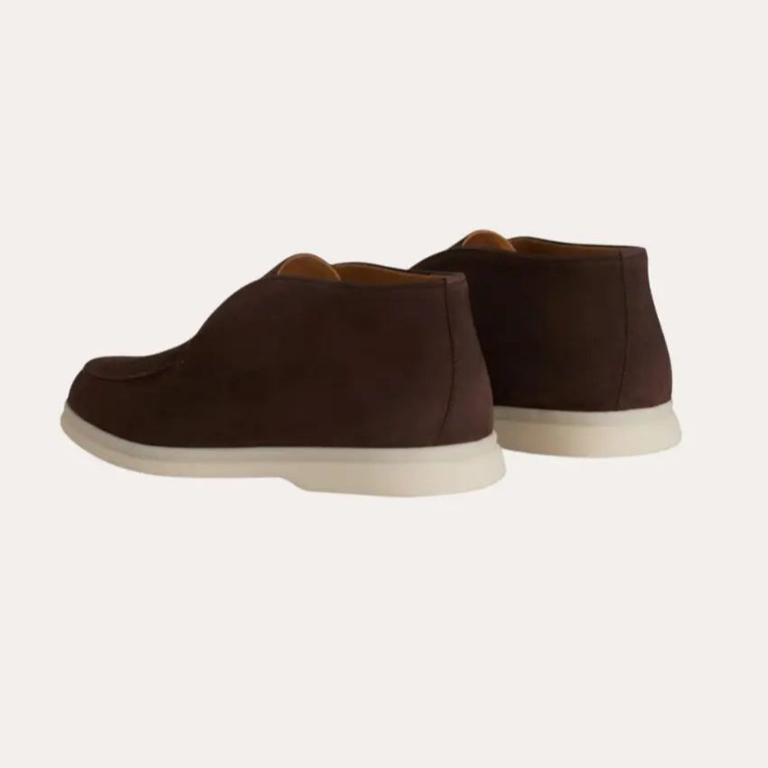 Suède Loafers Comfortabel Profond Bruin – Noud