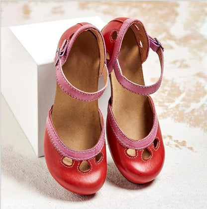 Dames Sandalen Bandje en Blokhak – Mathilde