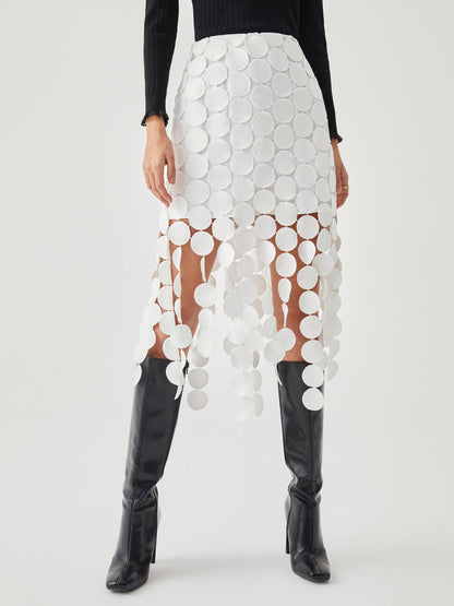 Rok Lasergesneden Multicirkel Dubbellaags – Nina