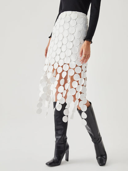 Rok Lasergesneden Multicirkel Dubbellaags – Nina