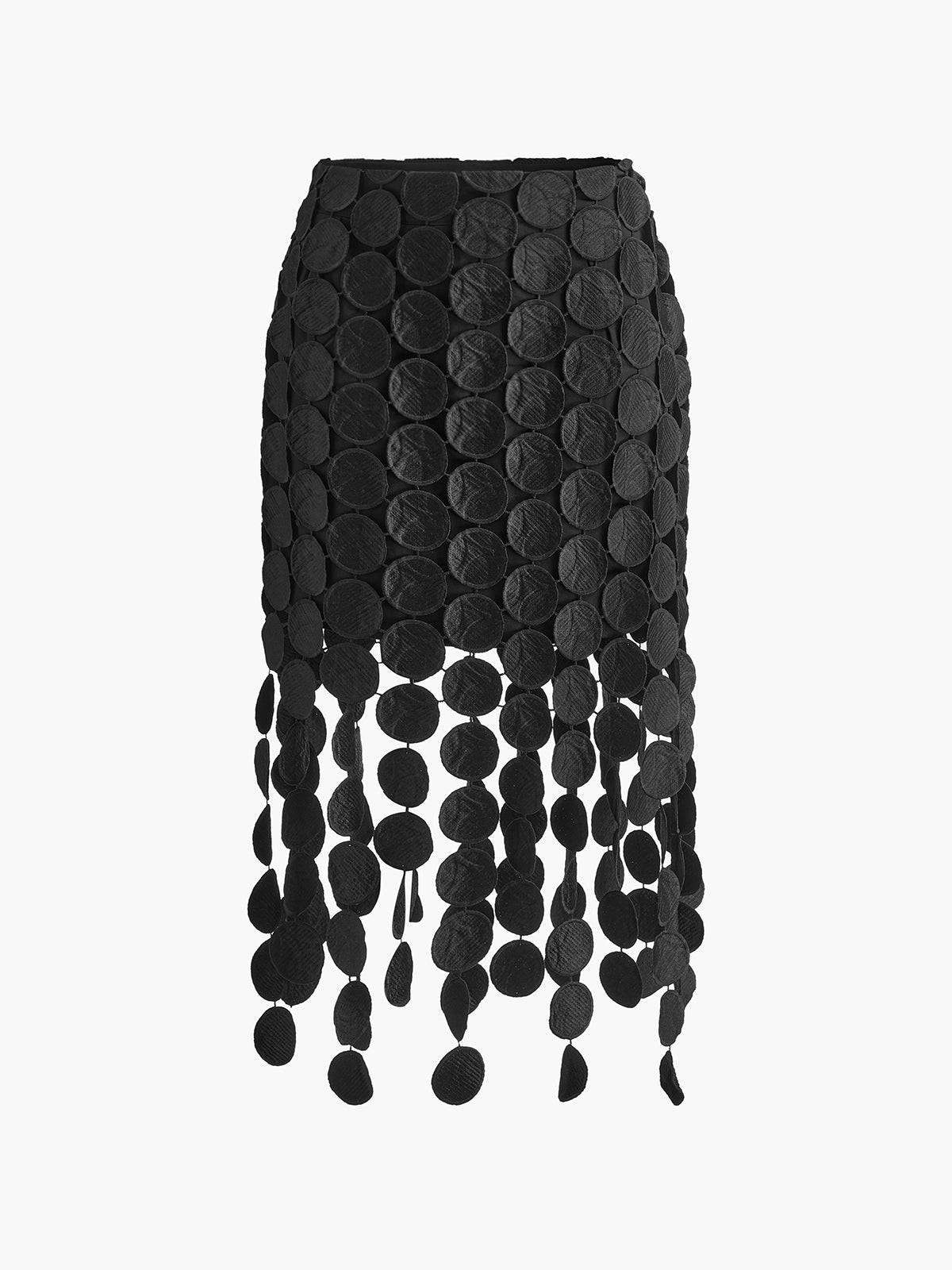 Rok Lasergesneden Multicirkel Dubbellaags – Nina