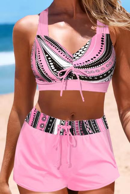Tankini Set Gedrukt Halter Design – Dana