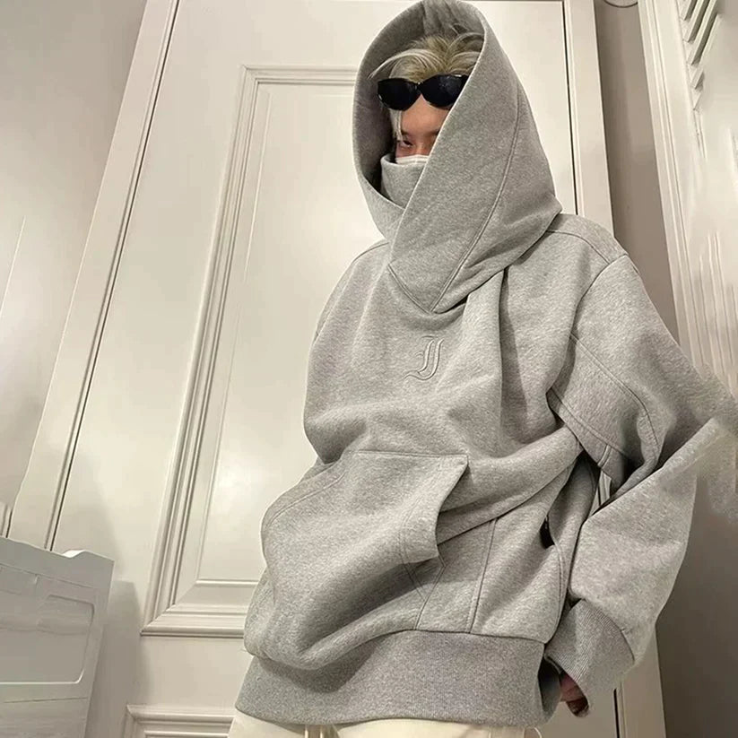 Ninja oversized hoodie effen - Braxton