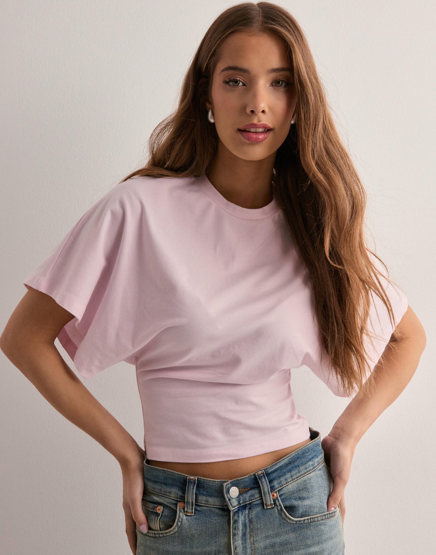 T-shirt Met Wijde Mouwen Iconisch Design – Muriel