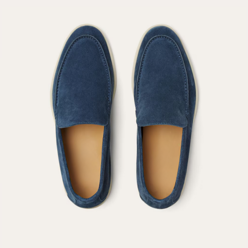 Loafers Premium Suède Intens Blauw – Sjoerd