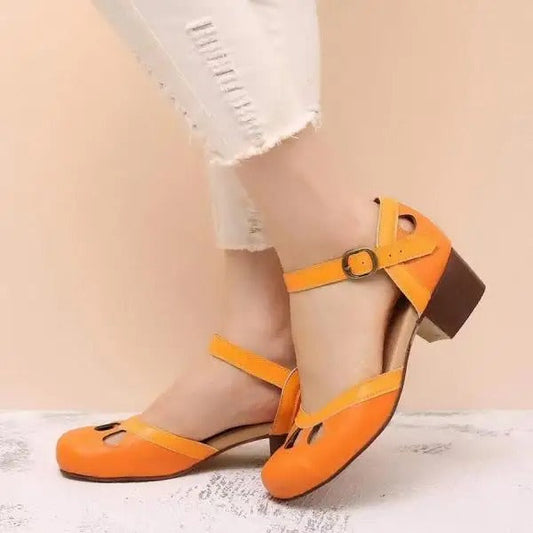 Dames Sandalen Bandje en Blokhak – Mathilde