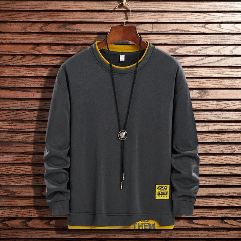 Pullover Zwart & Grijs Stijlvol Casual – Valentijn